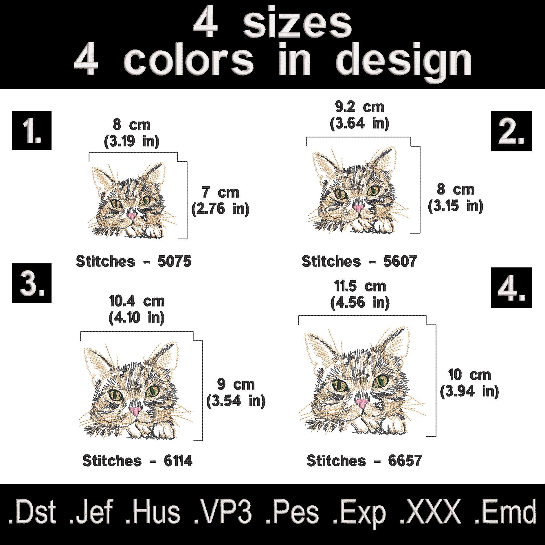 Cat Machine embroidery designs.