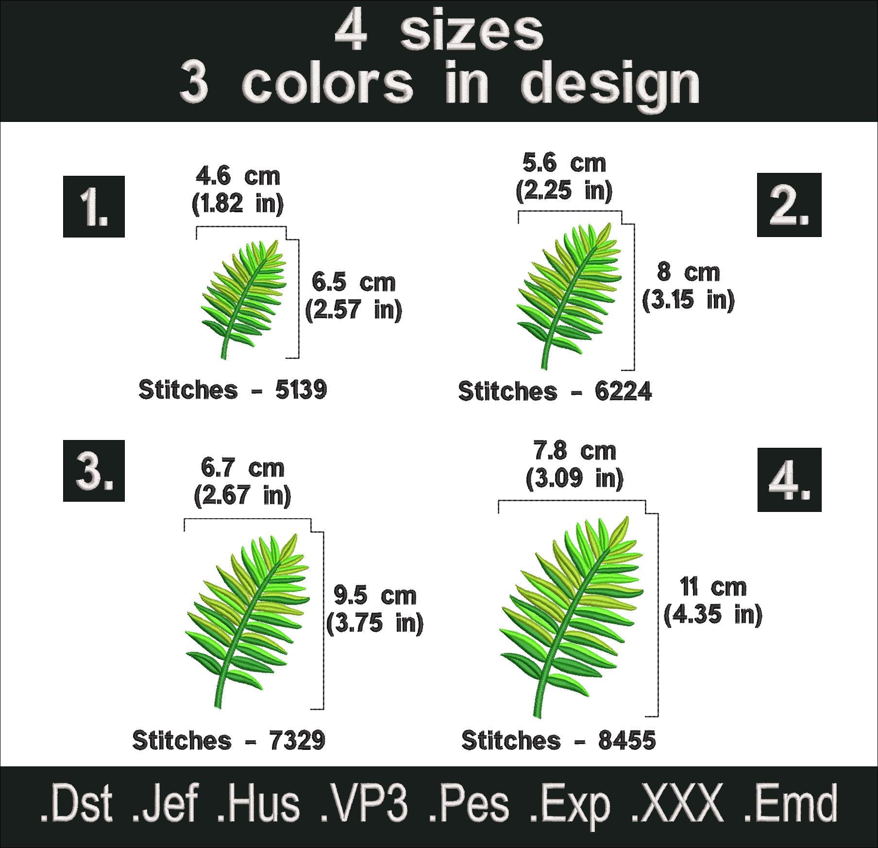 Leaves Machine embroidery designs.