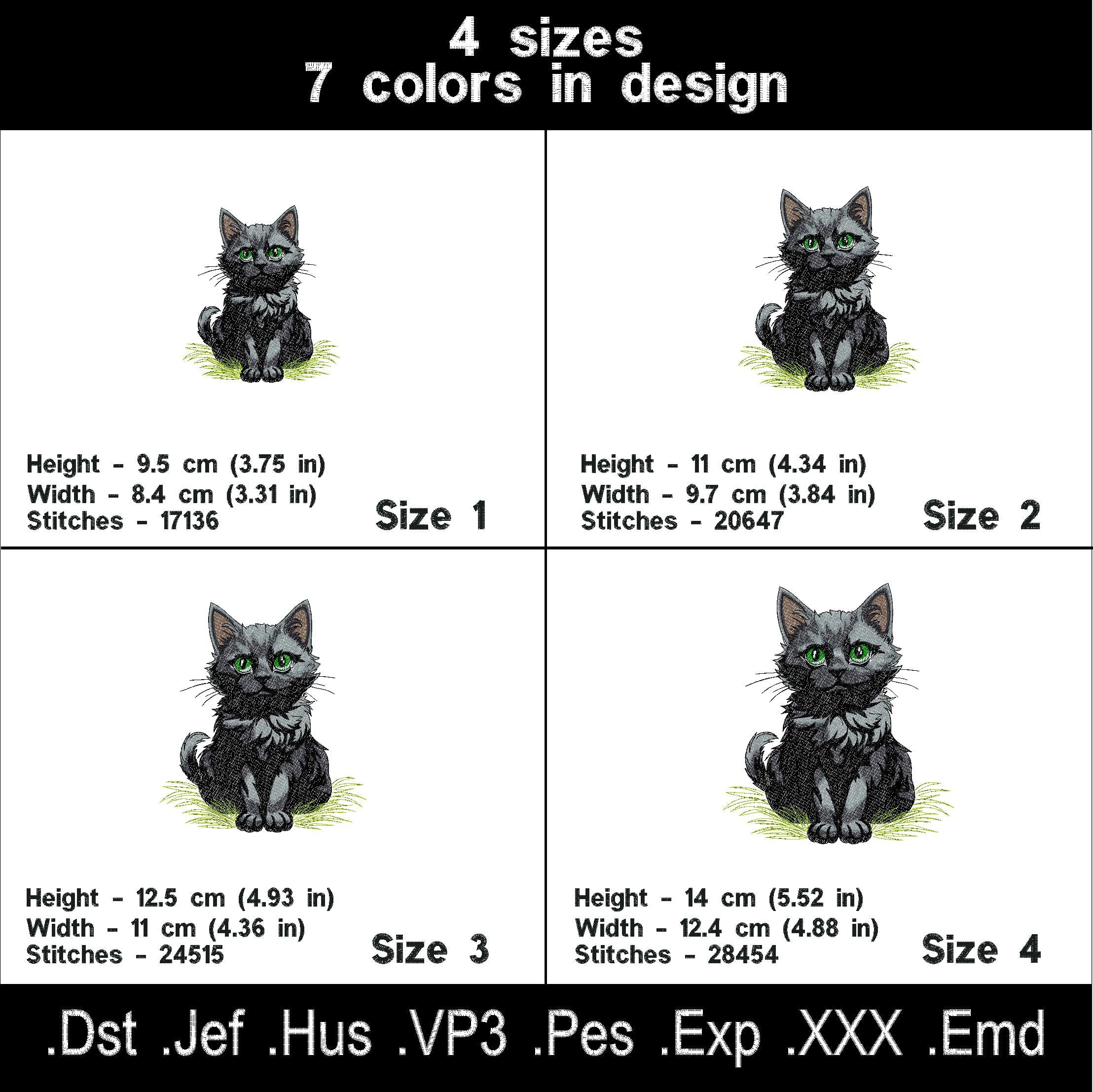 Black Cat Machine embroidery designs.