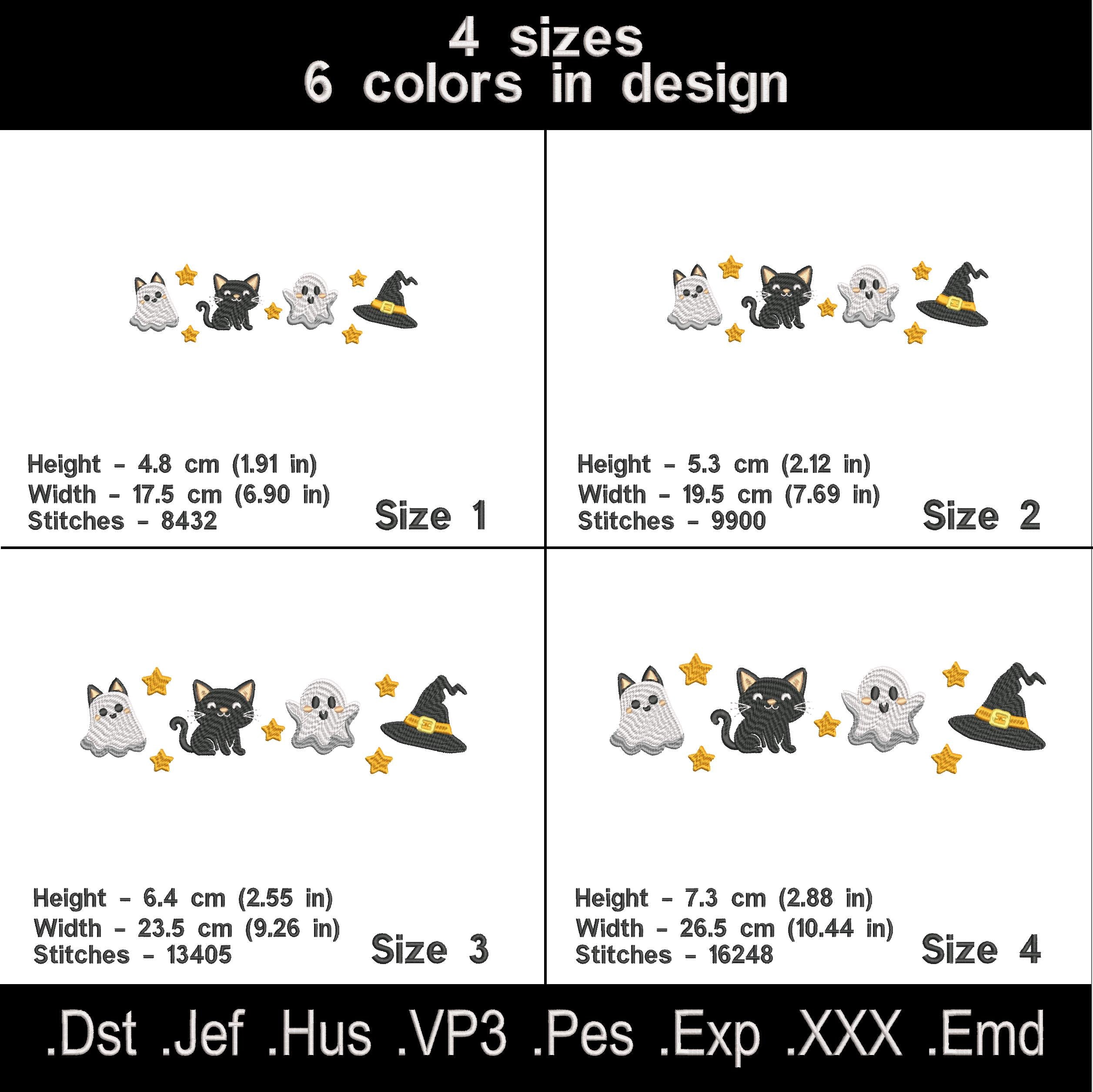 Halloween Machine Embroidery Design