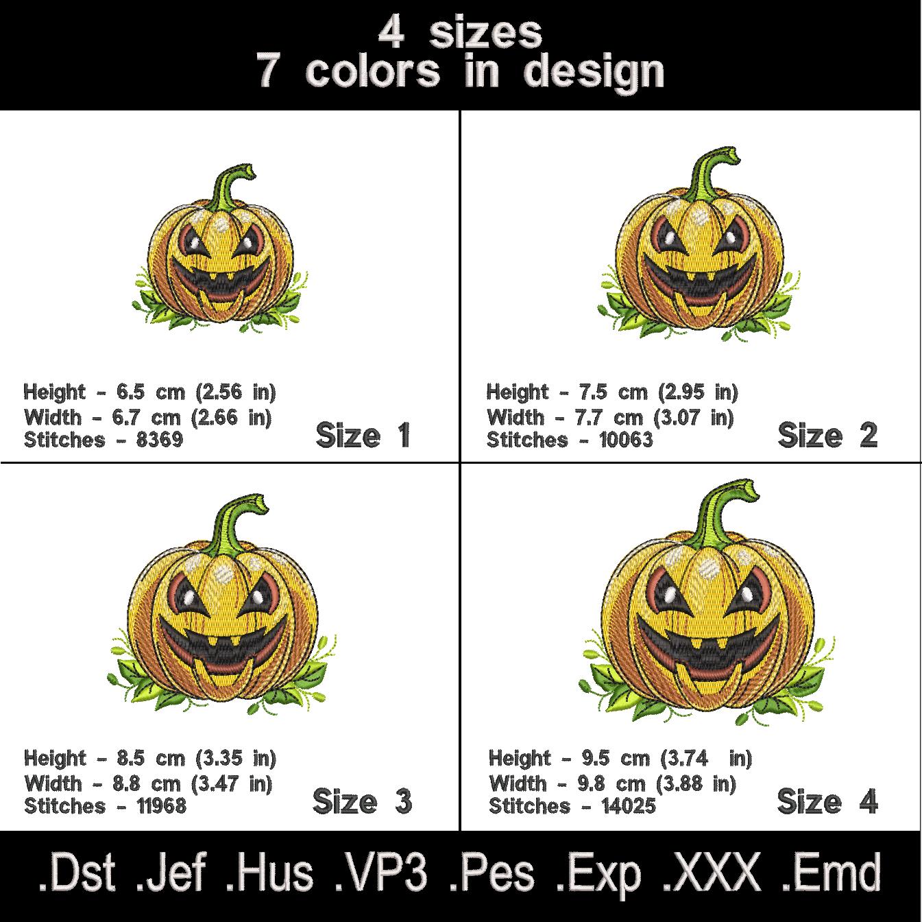 Halloween embroidery designs, Pumpkin embroidery designs for machine, Instant dovnload