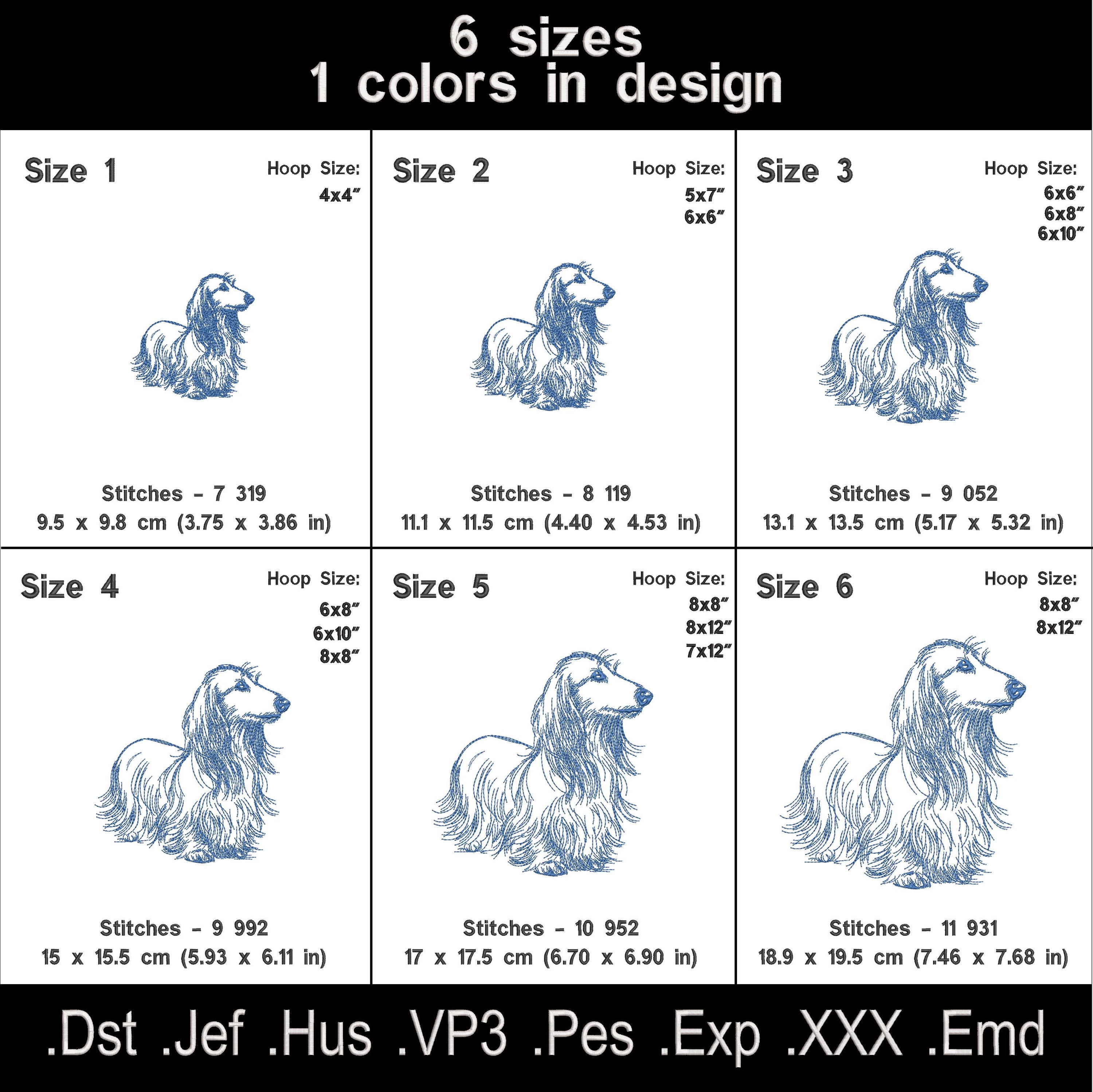 Minimalist Dachshund Line Art Embroidery Design