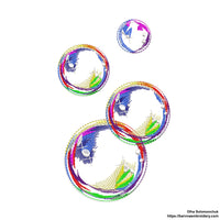 Soap Bubbles Machine embroidery designs, Bubbles embroidery files, Digital download