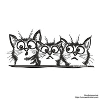 Cats Machine embroidery designs, Cat embroidery file, Instant doqnload