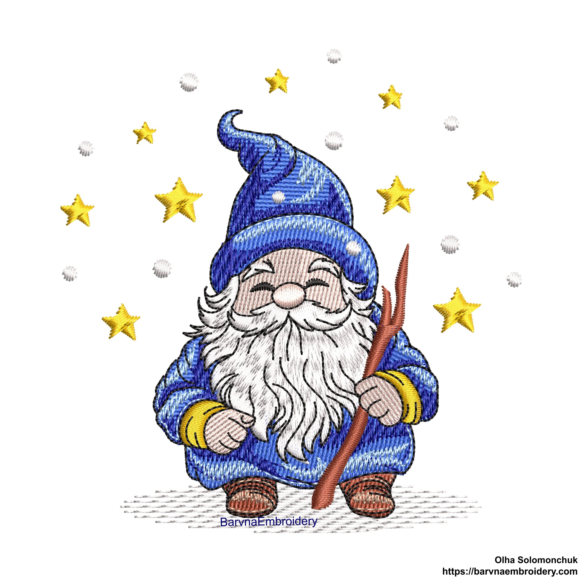 Christmas gnome Machine embroidery designs, Gnome embroidery files