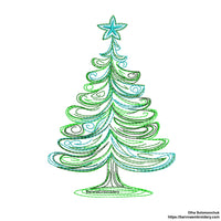 Christmas tree Machine embroidery designs, Christmas embroidery designs, Instant download