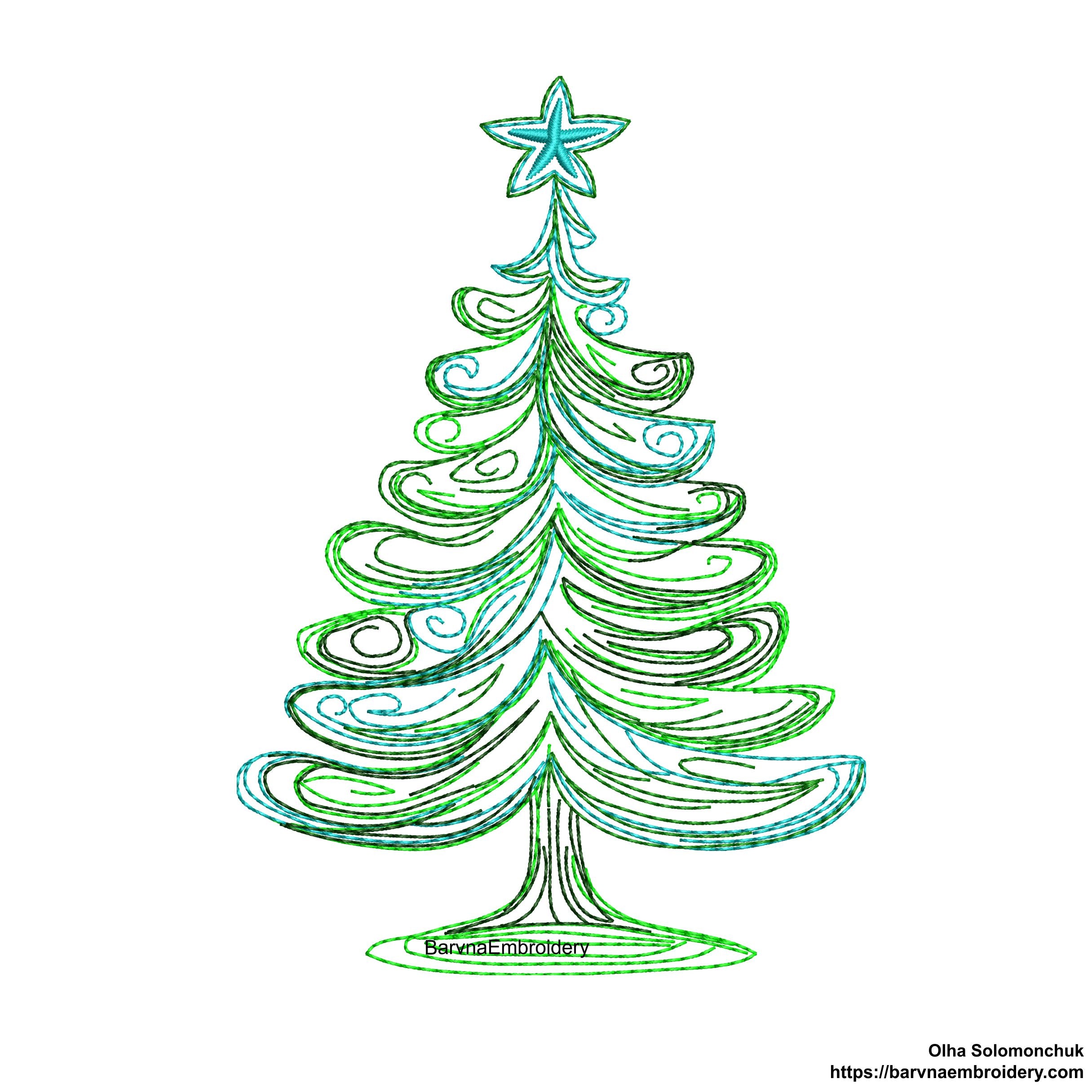 Christmas tree Machine embroidery designs, Christmas embroidery designs, Instant download