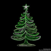 Christmas tree Machine embroidery designs, Christmas embroidery designs, Instant download