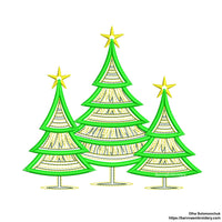 Christmas tree Machine embroidery designs, Christmas embroidery designs, Instant download.