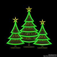 Christmas tree Machine embroidery designs, Christmas embroidery designs, Instant download.