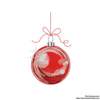 Christmas balls Machine embroidery designs , Christmas embroidery design, Instant embroidery