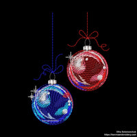 Christmas balls Machine embroidery designs , Christmas embroidery design