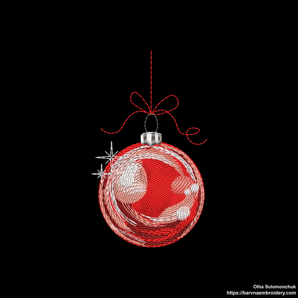 Christmas balls Machine embroidery designs , Christmas embroidery design, Instant embroidery