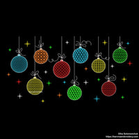 Christmas balls Machine embroidery designs, Christmas embroidery design, Instant embroidery