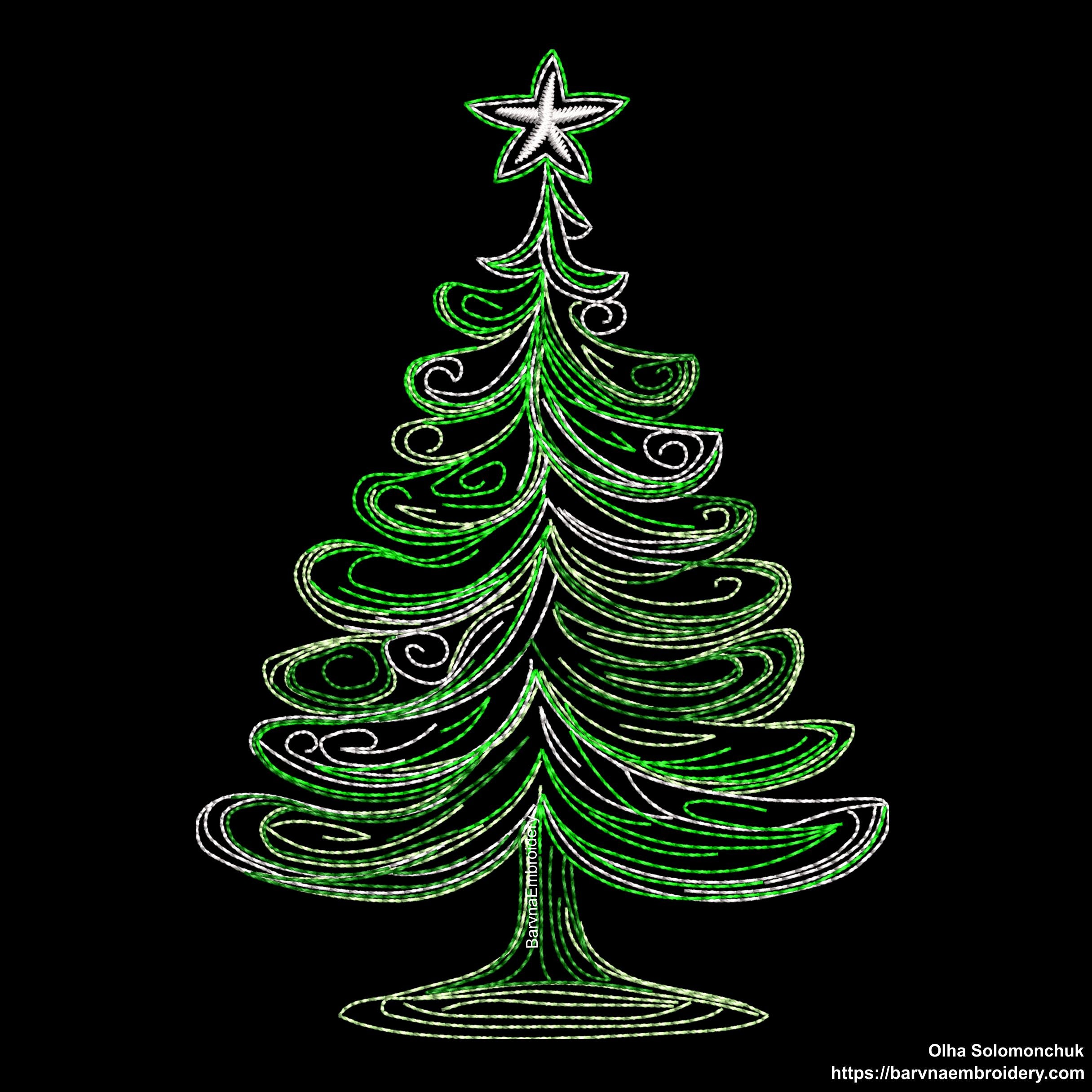 Christmas tree Machine embroidery designs, Christmas embroidery designs