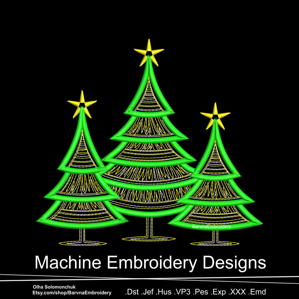 Christmas tree Machine embroidery designs, Christmas embroidery designs, Instant download