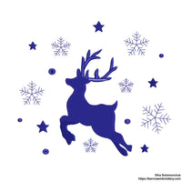 Deer Embroidery designs for machine, Christmas embroidery designs, Digital download