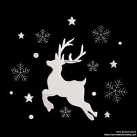 Deer Embroidery designs for machine, Christmas embroidery designs, Digital download