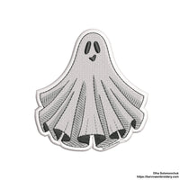 Halloween ghost patch Embroidery designs