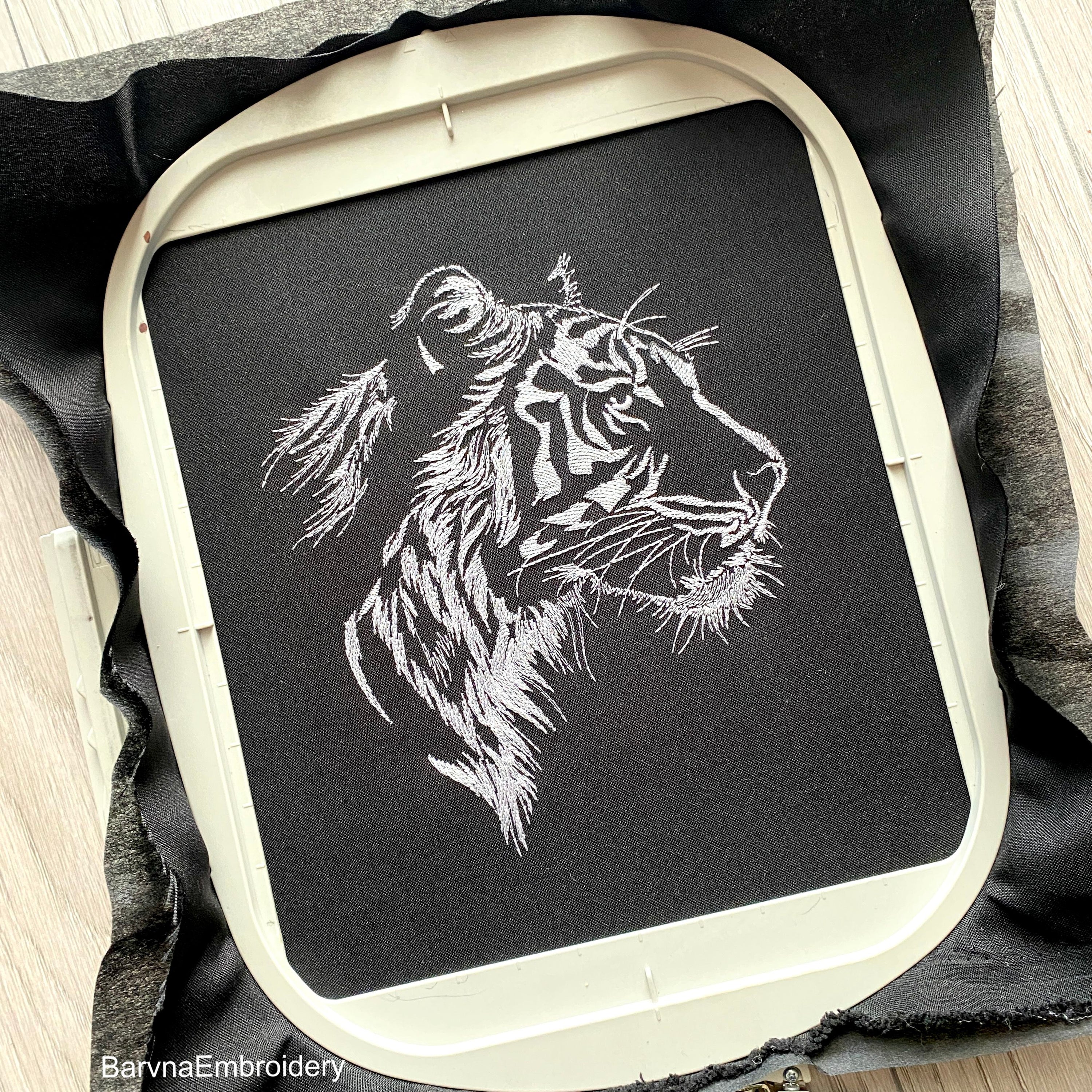 Tiger Machine embroidery designs, Animals Embroidery files, Instant download