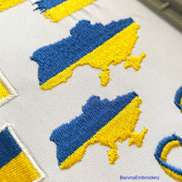 Ukraine Machine embroidery designs, Map of Ukraine Embroidery files, Instant download