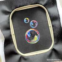 Soap Bubbles Machine embroidery designs, Bubbles embroidery files.