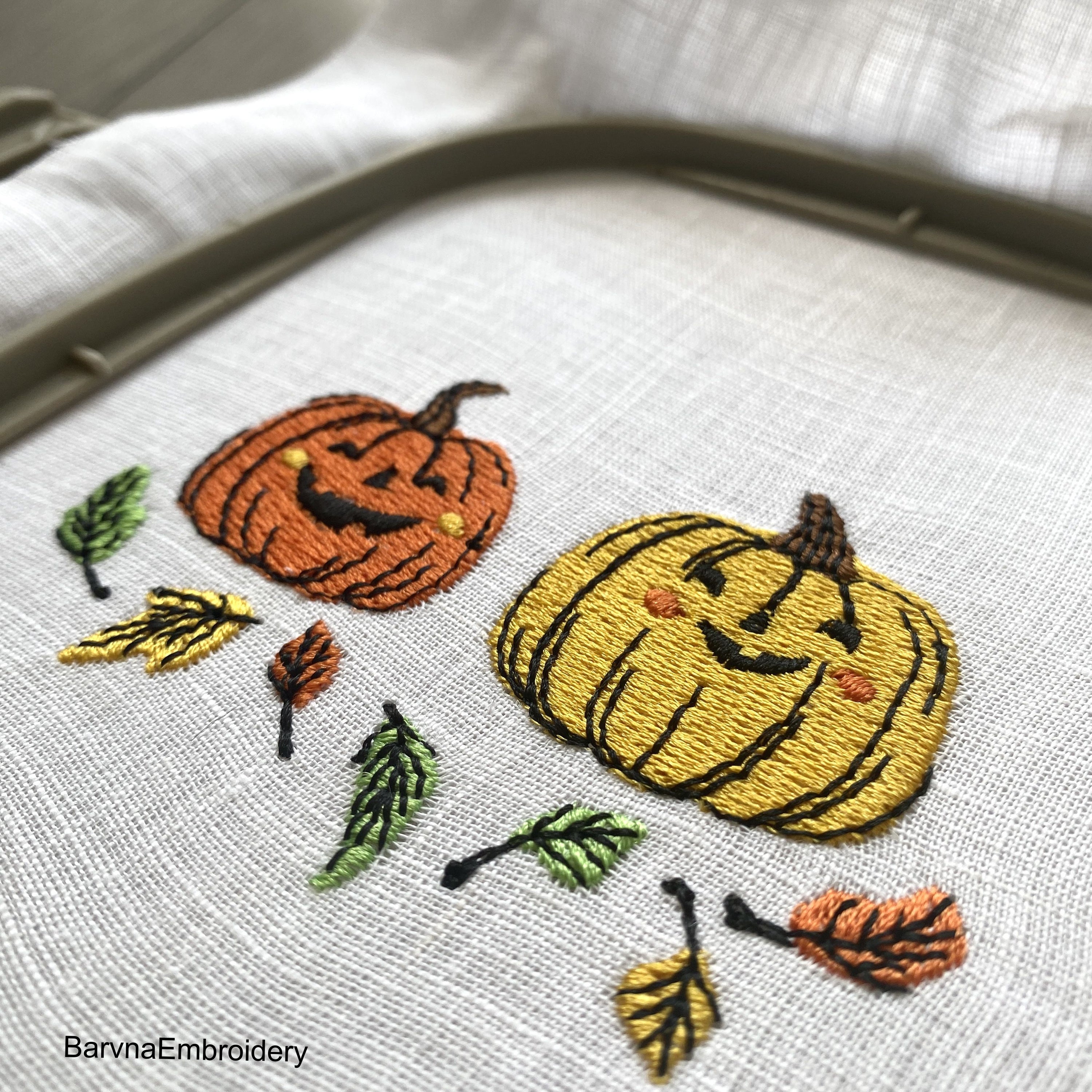 Pumpkin Machine Embroidery designs, Fall embroidery files, Digital download