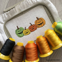 Pumpkins Machine Embroidery designs, Fall embroidery files, Digital download