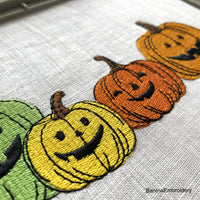 Pumpkins Machine Embroidery designs, Fall embroidery files, Digital download