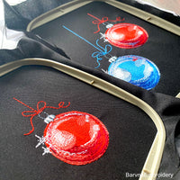 Christmas balls Machine embroidery designs , Christmas embroidery design, Instant embroidery