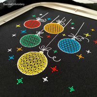 Christmas balls Machine embroidery designs, Christmas embroidery design, Instant embroidery