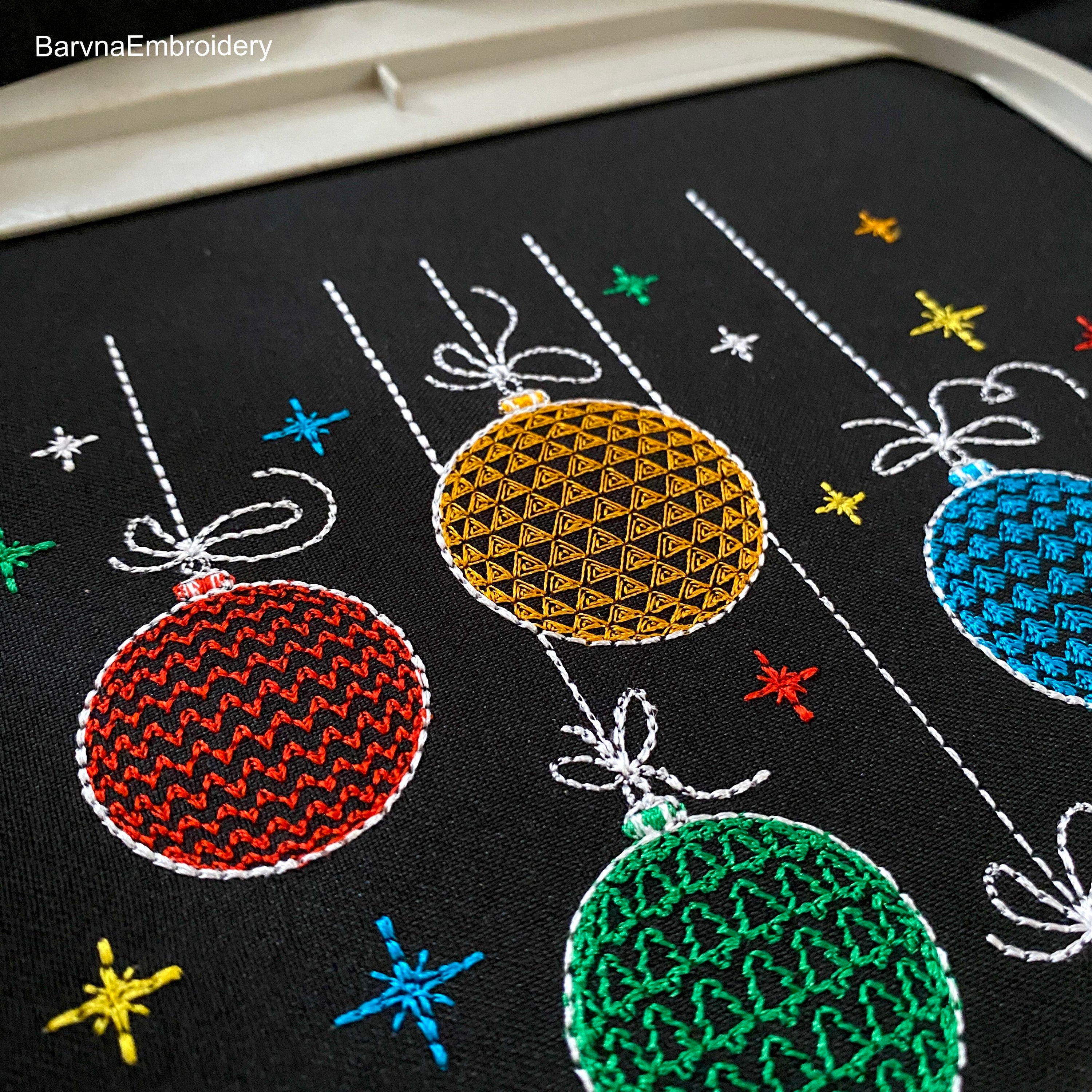 Christmas balls Machine embroidery designs, Christmas embroidery design, Instant embroidery