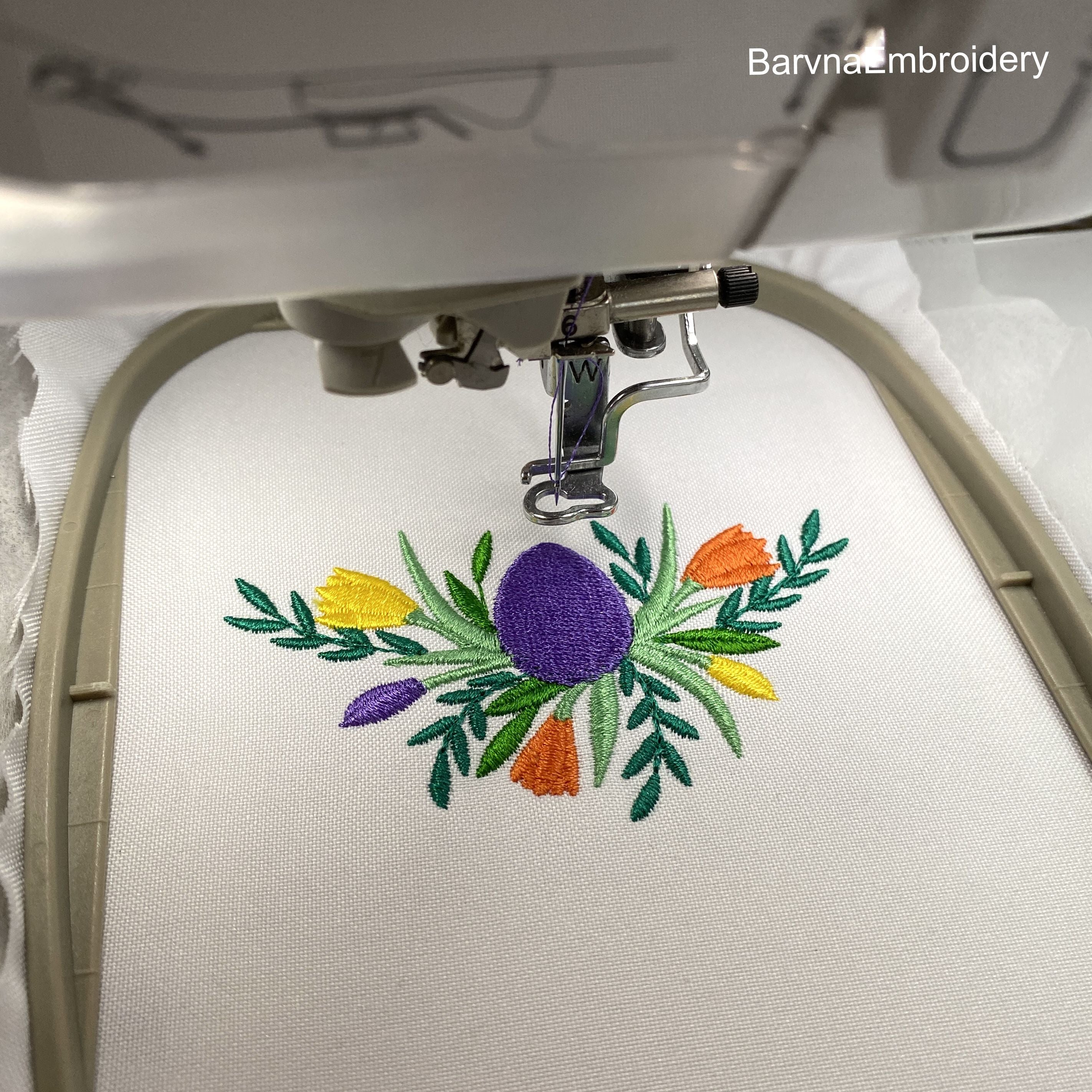 Easter Bunny Embroidery Design Set