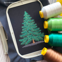 Christmas tree Machine embroidery designs, Christmas embroidery files, Instant download