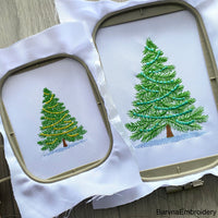 Christmas tree Machine embroidery designs, Christmas embroidery files, Instant download