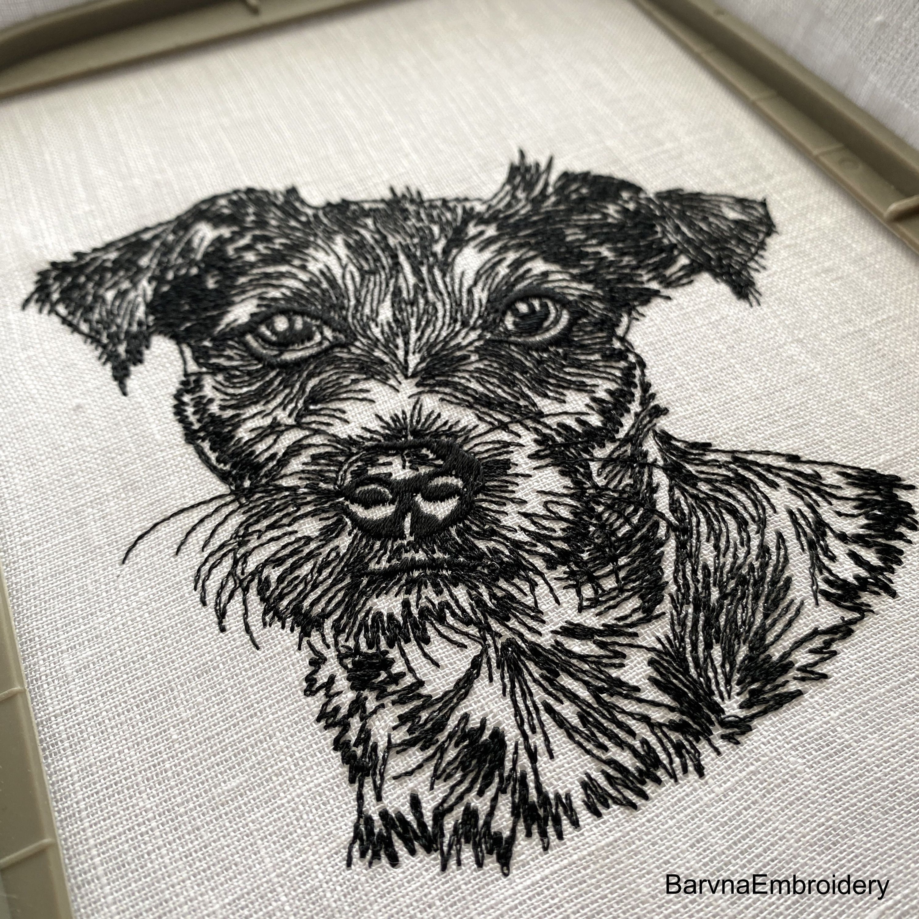 Jack Russell Terrier Embroidery Design for machine, Dog embroidery design, Instant download