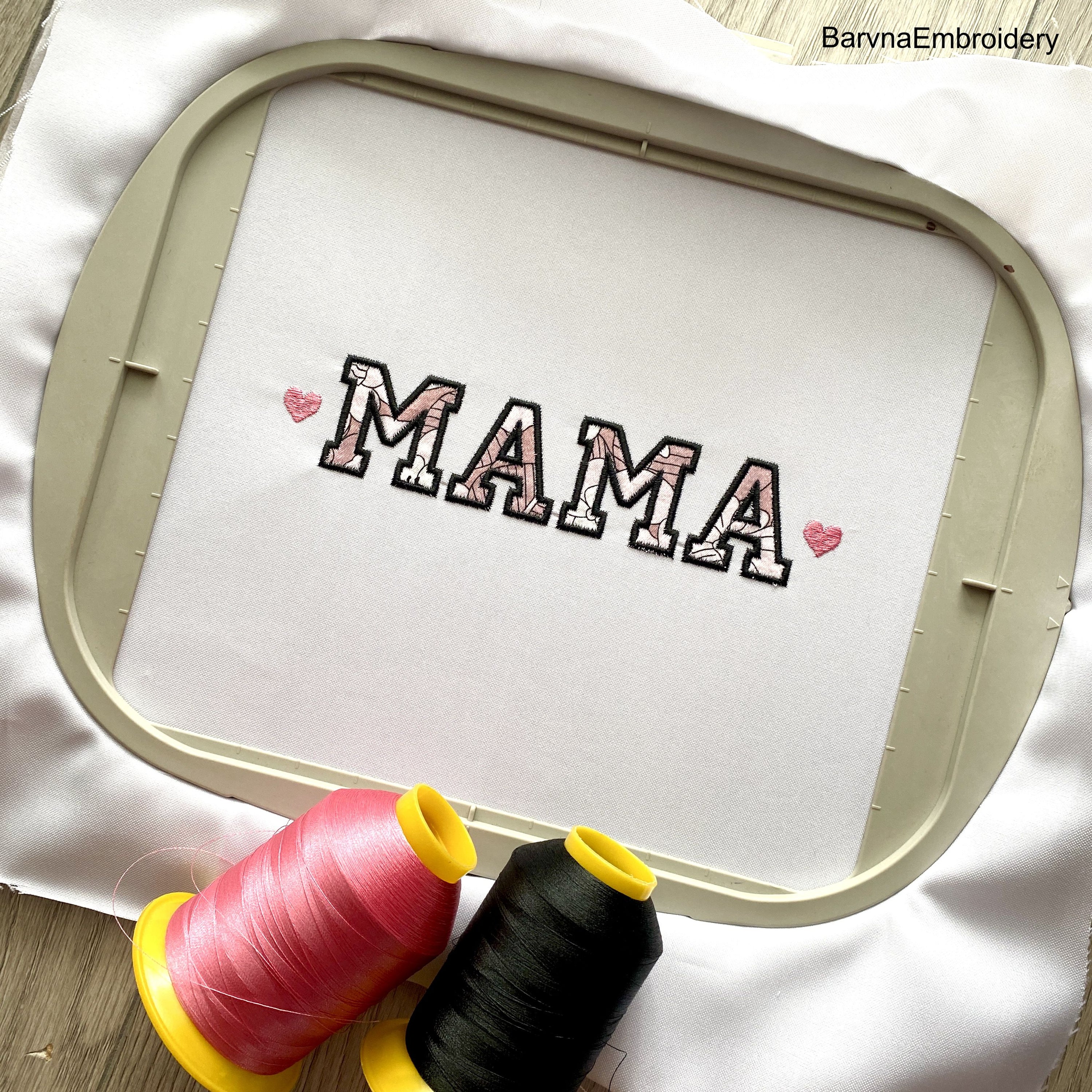 Mama Applique Machine embroidery designs, Mothers day embroidery for machine, Instant download