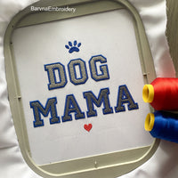 Dog Mama embroidery designs, Mama Applique Machine embroidery designs, Mothers day embroidery for machine, Mama embroidery designs, Applique embroidery files, Instant download