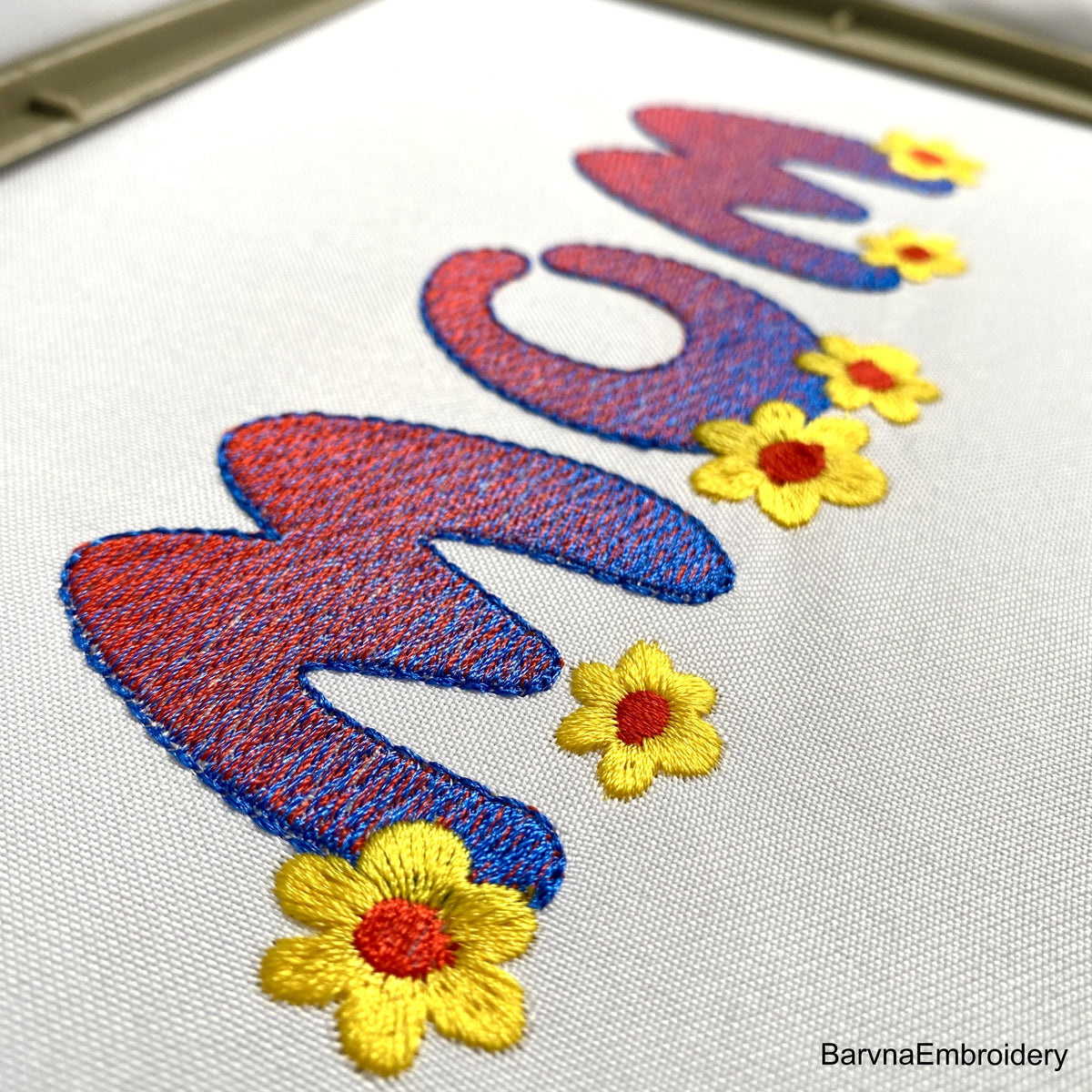 Mom Embroidered Frame Mom Machine embroidery designs. – BarvnaEmbroidery