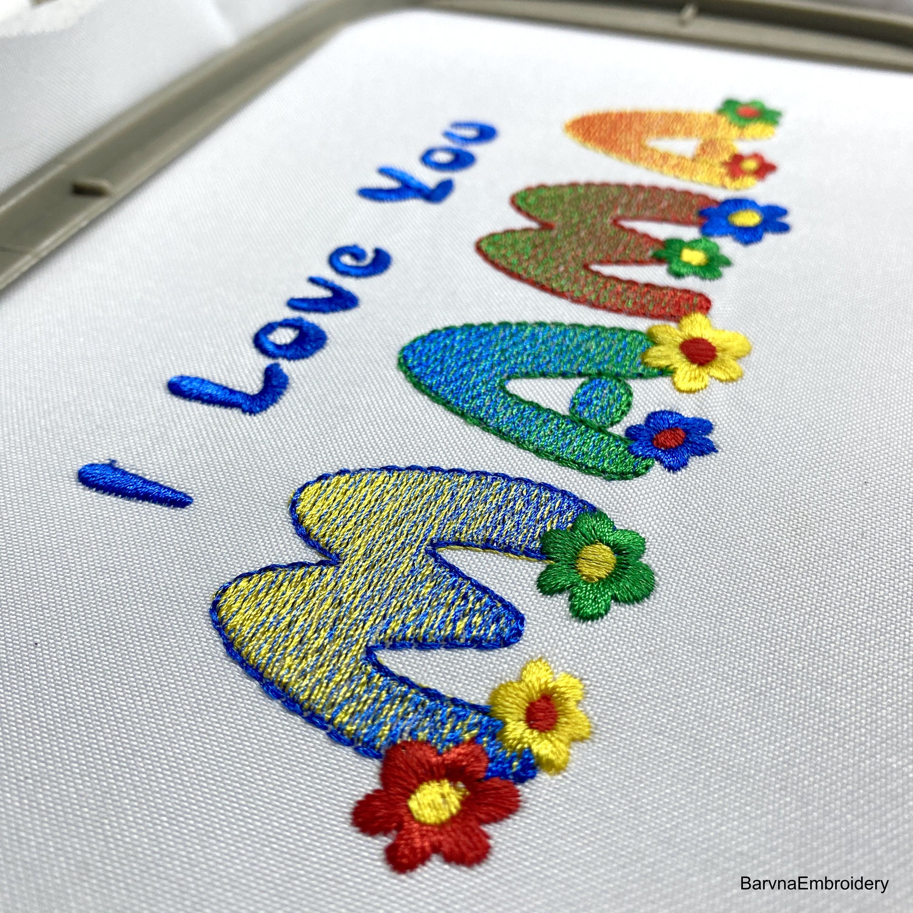 I love you Mama Machine embroidery designs, Mothers day embroidery for machine,  Mom embroidery designs, Instant download