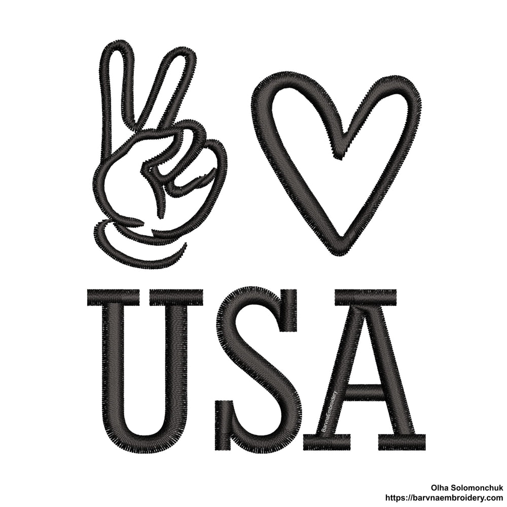 USA Machine embroidery designs, American embroidery machine files