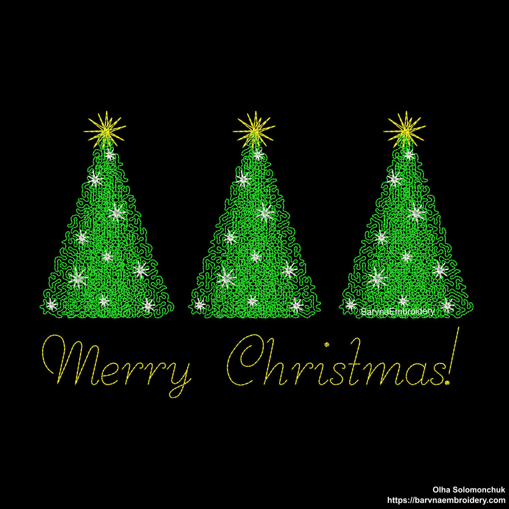 Christmas tree Machine embroidery designs, Merry Christmas embroidery designs, Instant download