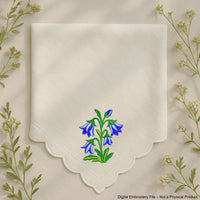 Bellflower Machine Embroidery Design, Flowers Embroidery File, Instant Download