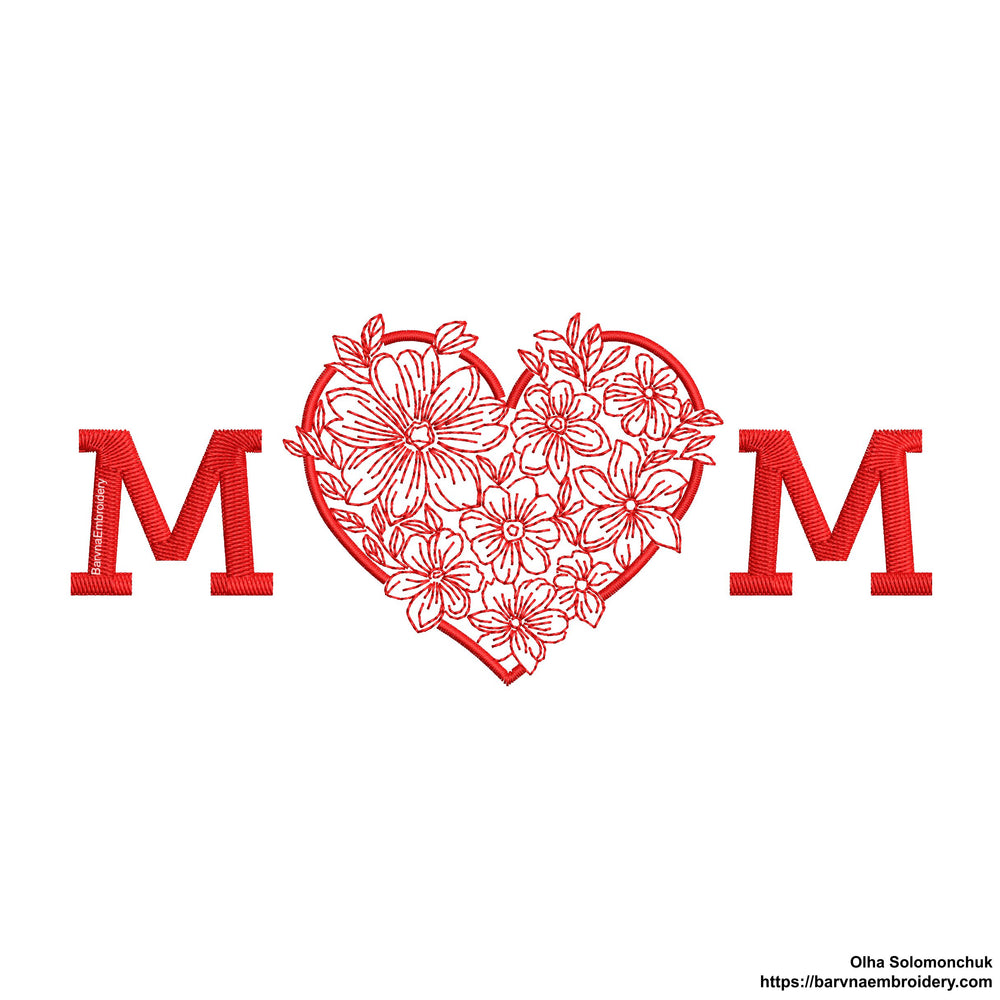 Mom Machine embroidery designs, Mothers day embroidery for machine, Mother embroidery file, Instant download
