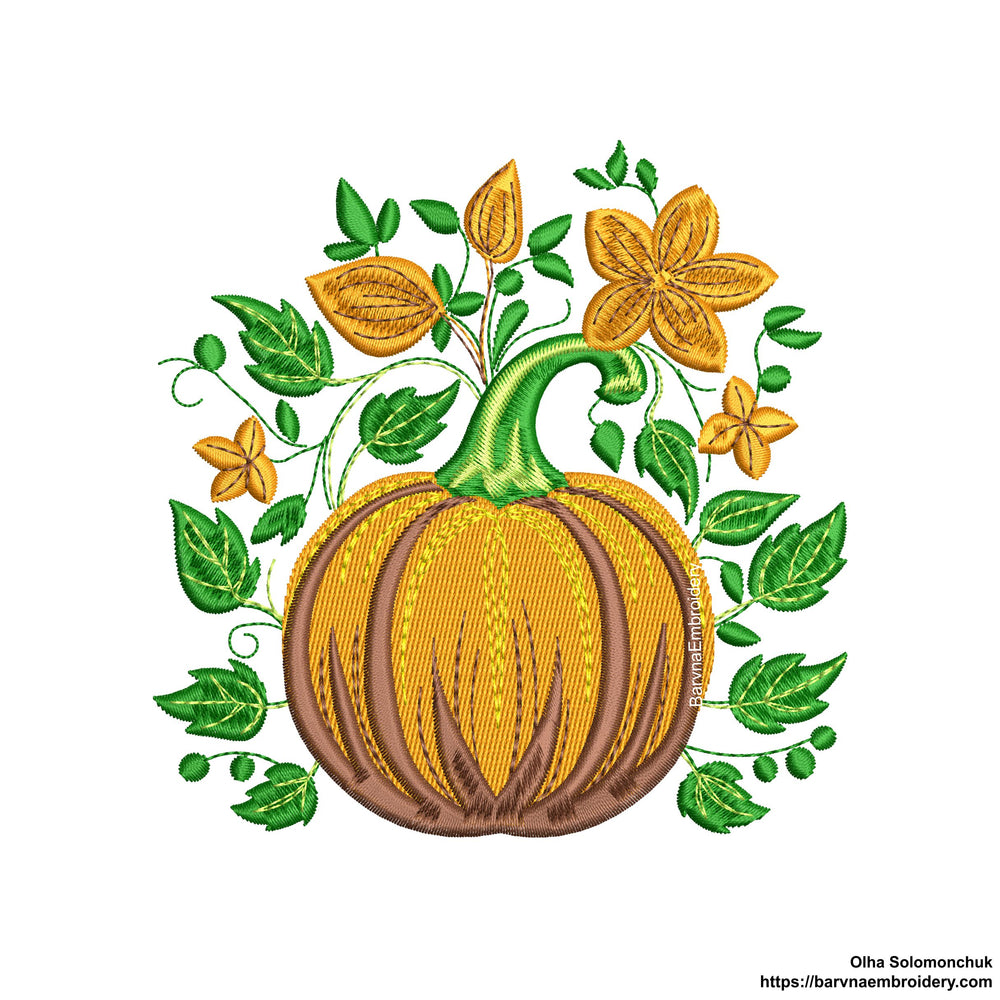Pumpkin Embroidery designs for machine, Fall embroidery designs, Instant download