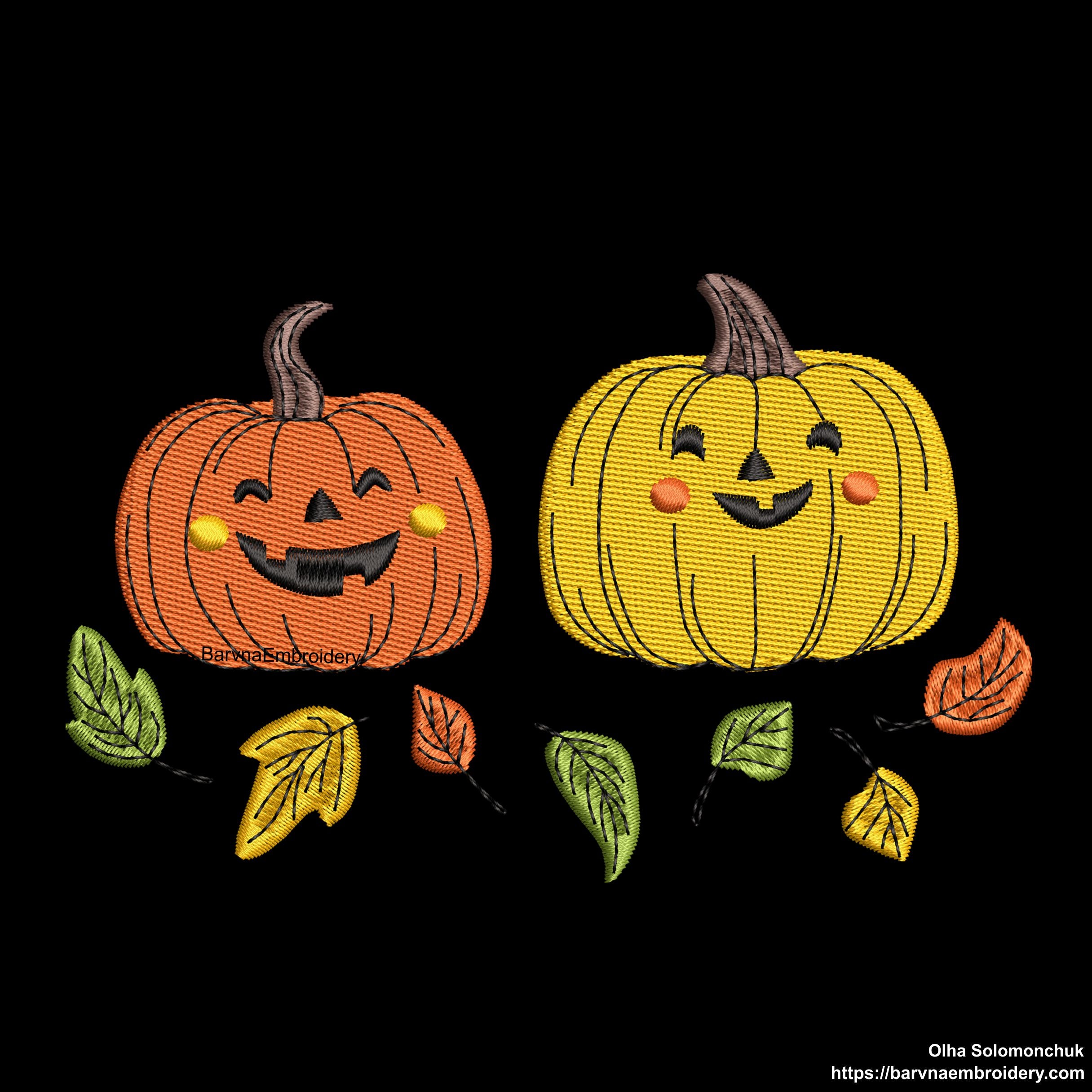 Pumpkin Machine Embroidery designs, Fall embroidery files, Digital download