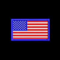 USA flag Machine embroidery design, American flag embroidery files, Instant download