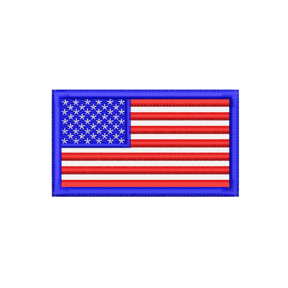 USA flag Machine embroidery design, American flag embroidery files, Instant download